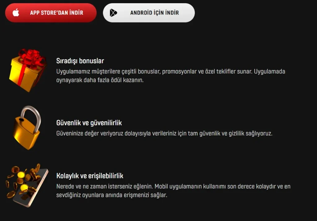 BaşarıBet mobil uygulaması android, ios