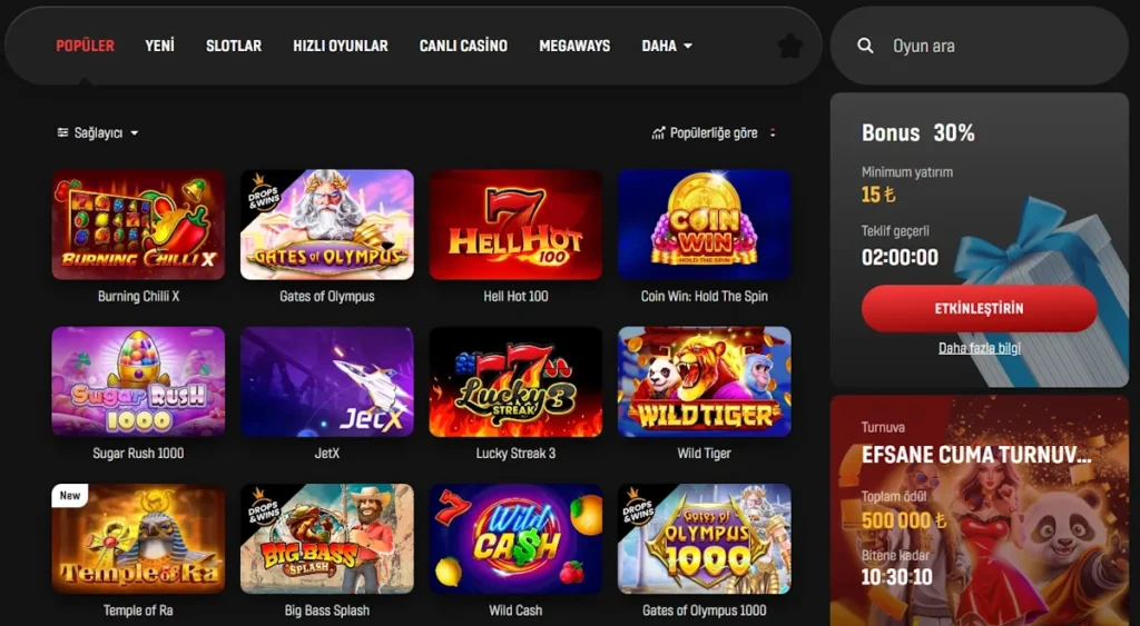 BaşarıBet Online Casino Slots